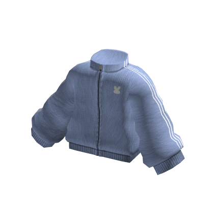 Y2K Sporty track jacket - Baby Blue Tenshi Bunny