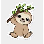 fluffy baby sloth squad