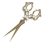 Golden White Scissors