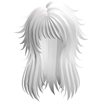 Scene Spiky Emo Hair - White