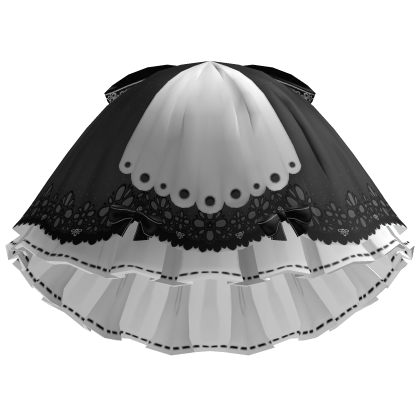 Cottage Core Skirt in Black Roblox