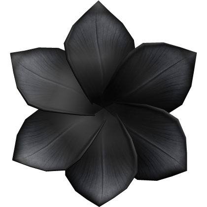 Plumeria Hair Clip (Black) Roblox item