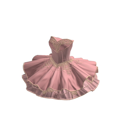 ♾️ Pink graceful court dress
