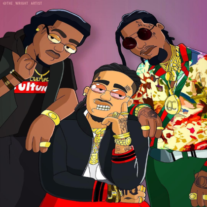 Migos Cartoon Roblox decal