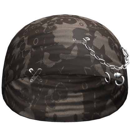 Rock Kitty Punk Beanie (Brown&Beige)