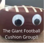 The Giant Football Cushion Group!!’