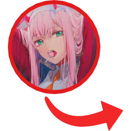Zero Two Red Circle Roblox item