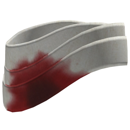 Red Painting Bandage Right [Press Try On] Face  Roblox item