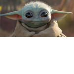 Baby yoda group with merch