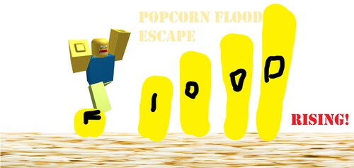 (NEW GAMEPASS)🍿 Popcorn Flood Escape! 🍿
