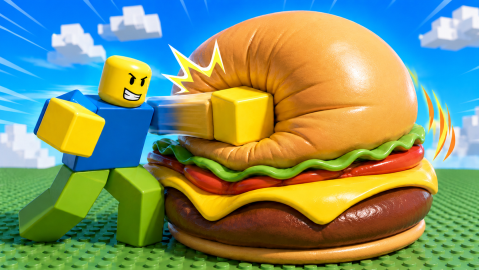 🍔 Punch A Squishy Food!