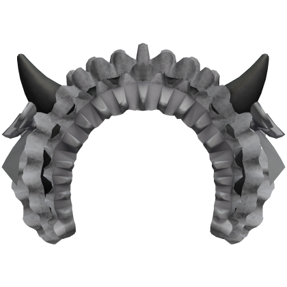 Cute Devil Horns Maid Headband - Grey Roblox item