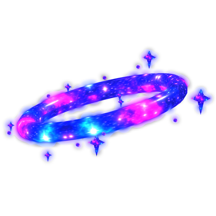 Emissive Glowing Galaxy Halo