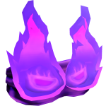 Purple Fiery Blindfold