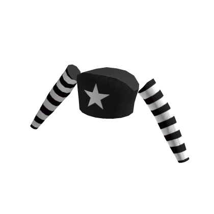 Adorable black and White stripes star top thumbnail