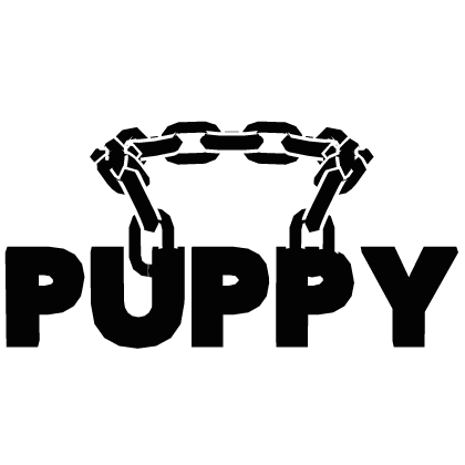 Cartoony White Puppy Chain Roblox item