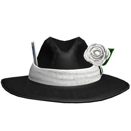 Cowboy Rose Fedora Hat