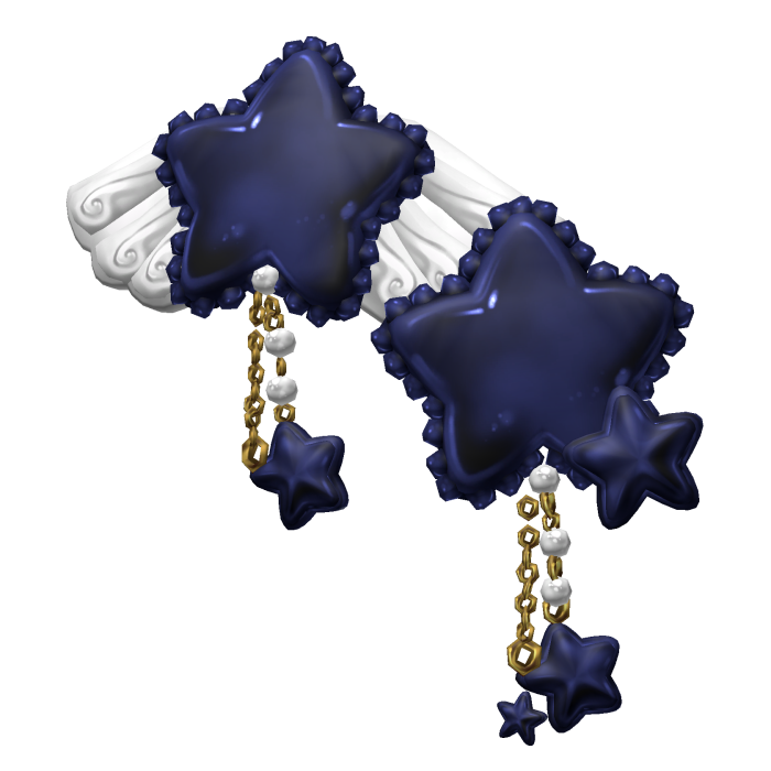 Wishfall Winged Star Clips 