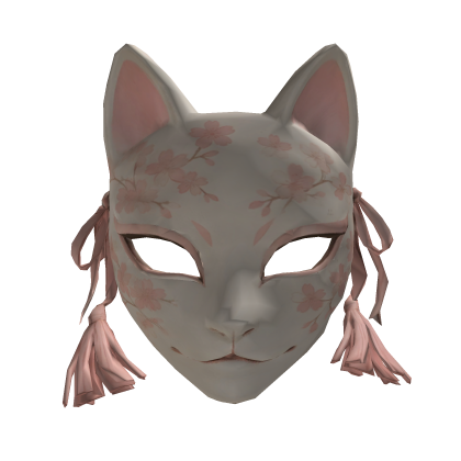 Cherry Kitsune Kawaii Fox Mask