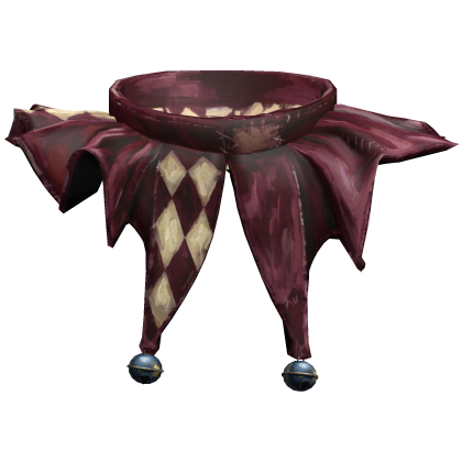 Burgundy & Ivory Jester Collar