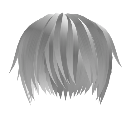 ⛧ White emo hair 666
