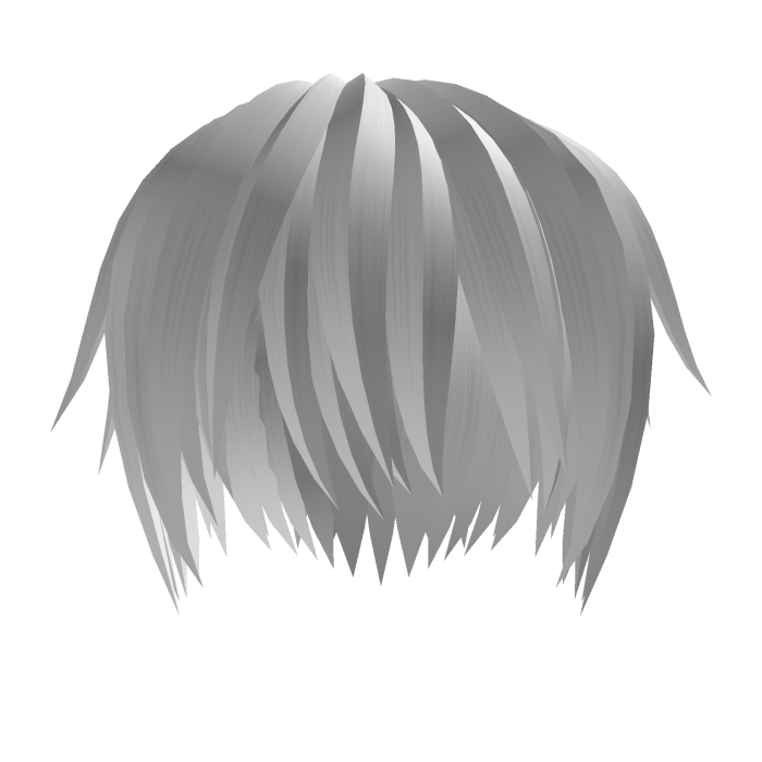 ⛧ White emo hair 666