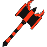 [FREE] Red Spiked Hammer