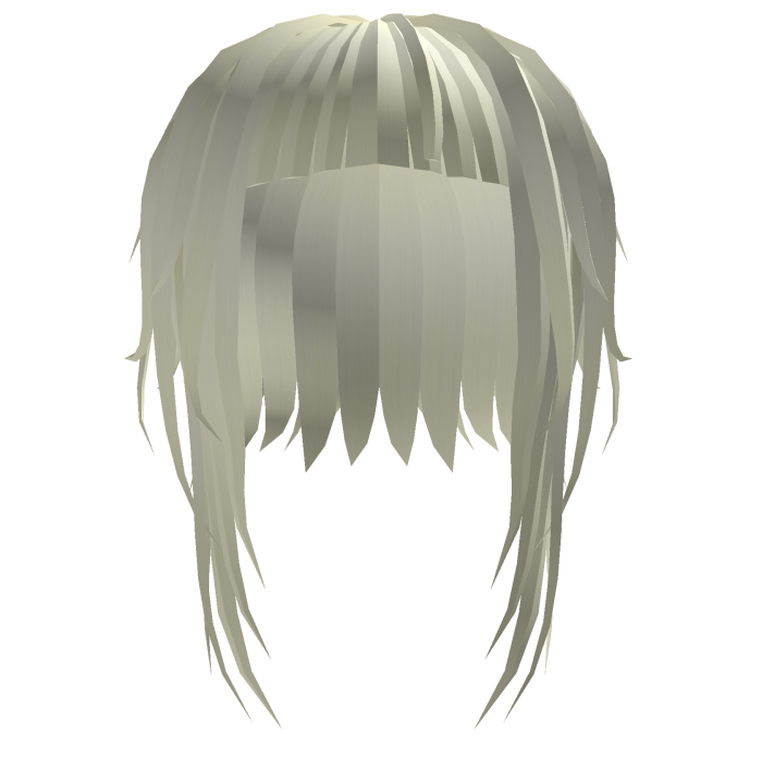 Video Game Girl Hair blonde