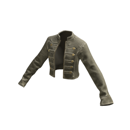 ✨ Napoleon Button Military Jacket (Green)