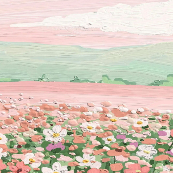 flower fields painting Roblox decal