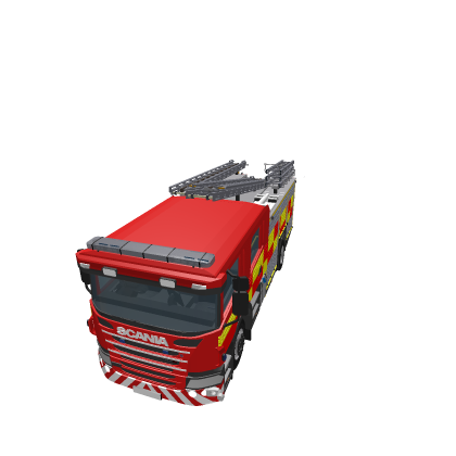 Fire ENgine saying FIre & Rescue Service