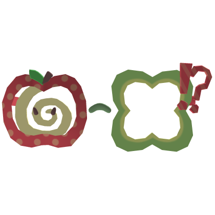 ♡ cute igari polka dot apple clover dizzy glasses