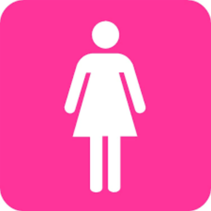 Female Toilet Sign Roblox decal