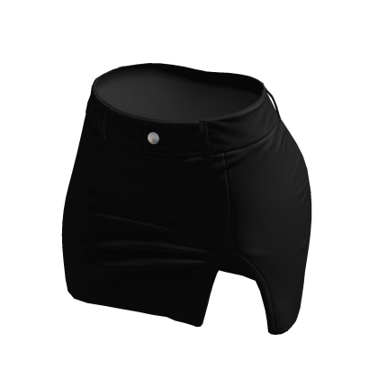 Skirt Black Tight High Waisted Mini Chibi Chic Y2K thumbnail