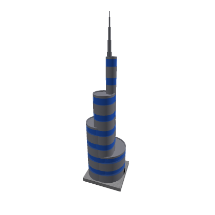Cylinder Skycraper (For City Skylines)