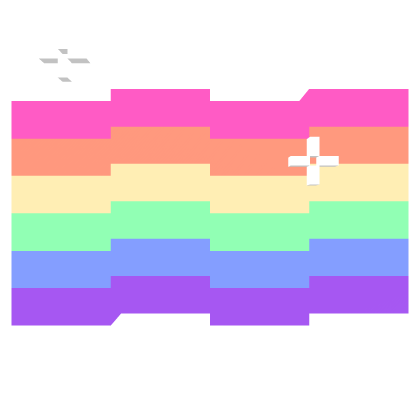 Pastel Rainbow Nyan Cat Trail