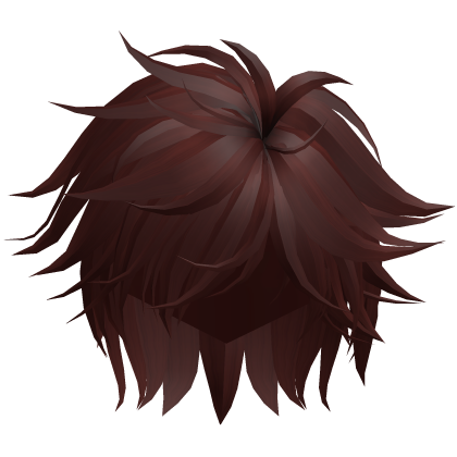 Anime Video Game Spikey Emo Boy Hair (Red)