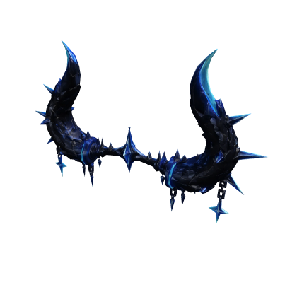 Dark Blue Demon Horns