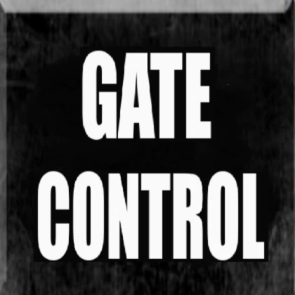 gate control sign (gate a and b)