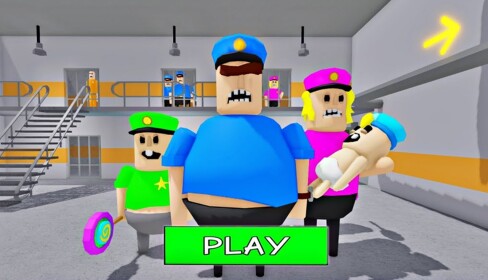 Police Family Escape (SCARY OBBY)