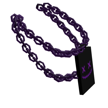 Purple Horns Chain Roblox item