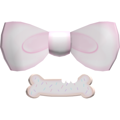 Cute Pink Frosted Puppy Clip Roblox item