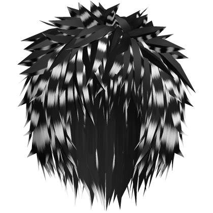 Black Leopard Messy Anime Spiky Gothic Emo Boy Roblox item
