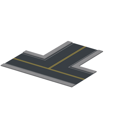 [🏆⭐] Roads: T-road Intersection Street City H