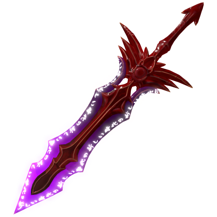 [EMISSIVE] Glowing Cursed Demonic Greatsword