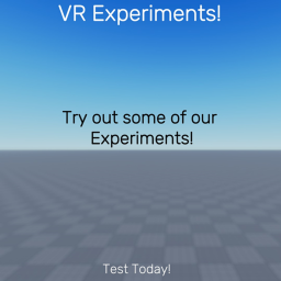 VR Experiments! (Temporarily Suspended)