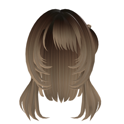 Long Feathered Wolf Cut Blonde Highlights Roblox item