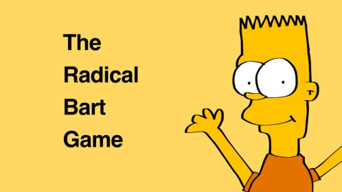 the radical bart game (EXTREMELY WIP)