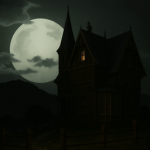 dark house night