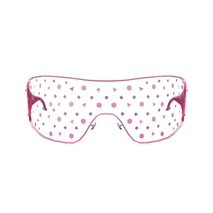 Y2K Bling Ski Sunglasses Pink